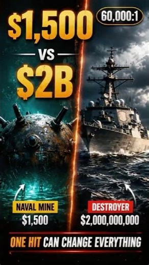 Iran's $1,500 Mine vs America's $2 Billion Destroyer