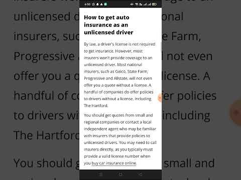 How To Get Car Insurance In USA Without Driving License | Get auto insurance as an unlicensed driver