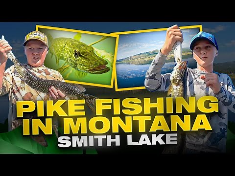Pike Fishing Adventure: Fishing in Smith Lake, Montana. Exciting Video With Underwater Shots