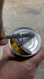 Smart Trick to Open a Can with Just a Spoon!