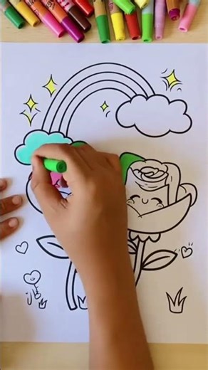 Coloring Book - Flowers - Roses