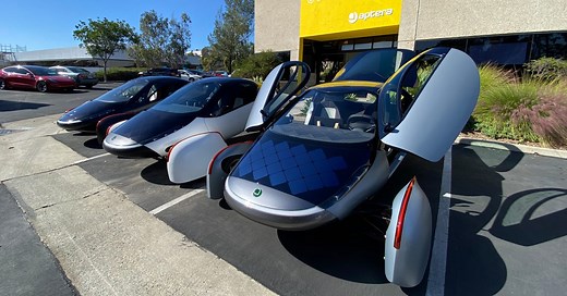 An up close look at the Aptera SEVs and interview with co-founder Chris Anthony