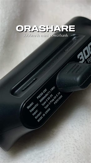 Orashare Mini Powerbank: Your Portable Charging Solution