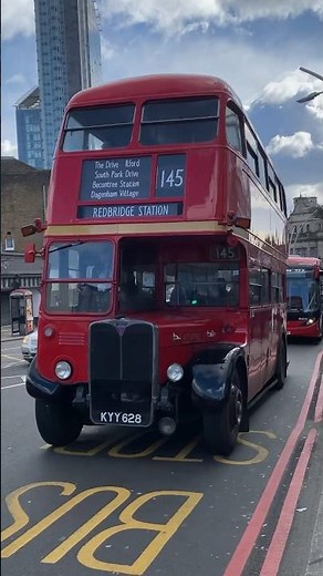 Old London Bus (RT) on Route 145 partaking in the 62/145 heritage running day. #londonbus #bus