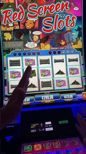 Choctaw Casino * red screen slot * #shorts #slots #casino