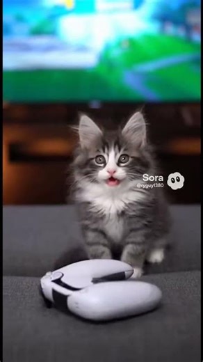 Little kitty gets a victory royale ￼