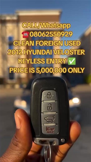 CALL/Whatsapp ☎️08062550929 CLEAN FOREIGN USED 2012 HYUNDAI VELOSTER KEYLESS ENTRY ✅ PRICE IS 5,000,000 ONLY