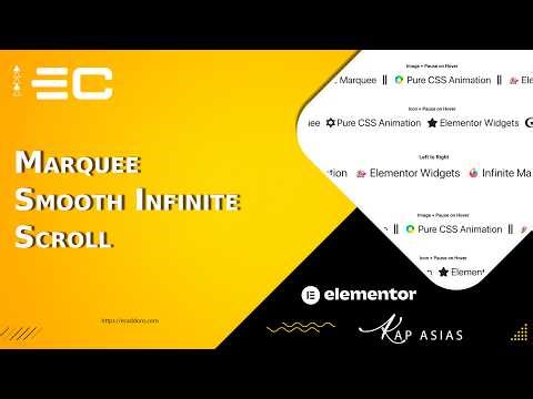 Create Infinite Marquee in Elementor 🔥 Text, Icons & Images (Step-by-Step Tutorial)