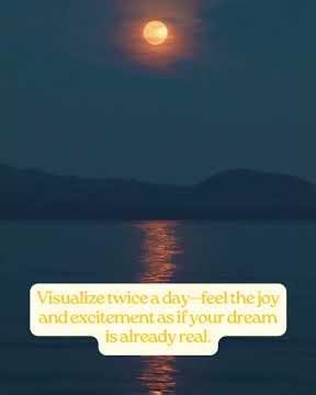 How to manifest your dreams