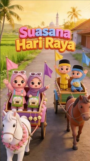 🎉 HOLIDAY ATMOSPHERE - Upin Ipin | Eid al-Fitr Song #iedmubarak #idulfitri #hariraya
