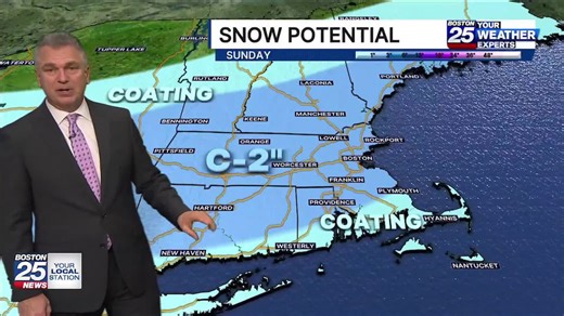 Boston 25 Thursday evening weather forecast
