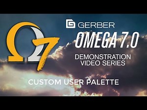 OMEGA 7.0 Custom User Palette Demonstration