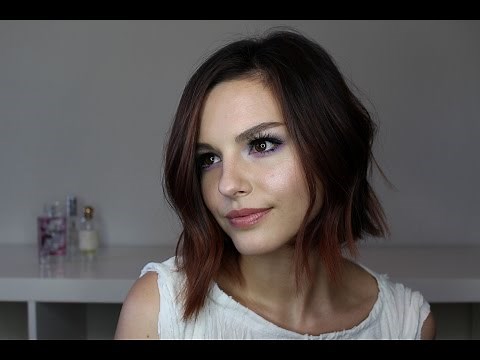 How I Style My Long Bob! Relaxed Flat Iron Waves | Rachel Weiland