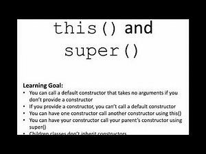 Calling another constructor from a constructor in Java