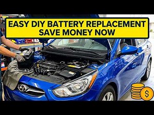 Hyundai Accent Blue Battery Replacement - DIY Install Guide