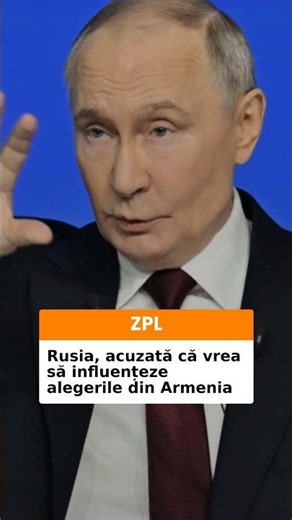Rusia, acuzată că vrea să influențeze alegerile din Armenia