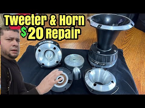 Fix Tweeters & Horns Like This! You WONT REGRET IT!