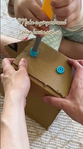 Cardboard & Makedo Gingerbread House