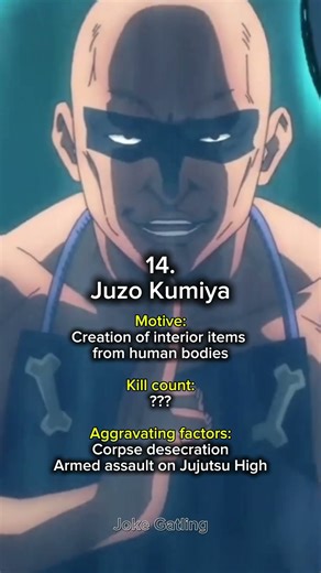 Top 18 Most Evil Characters in Jujutsu Kaisen #jjk #jujutsukaisen #gojo #sukuna #shorts #top #edit