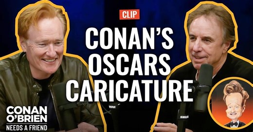 Kevin Nealon Reveals Conan’s Caricature | Conan O'Brien Needs A Friend