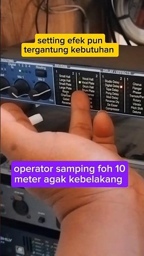 setting efek lexicon MX 200#audio #mixing #efek