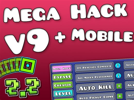 Mega Hack v9 | #1 PC/Mobile Mod Menu | Geometry Dash 2.2