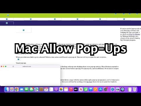 How to Allow Pop-Ups (or Block) on Safari for MacBook