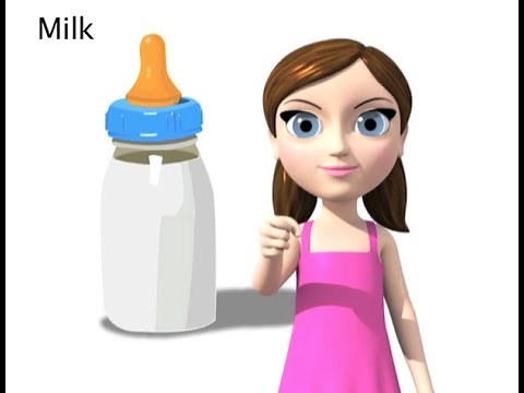 Milk - ASL sign for Milk - Animated