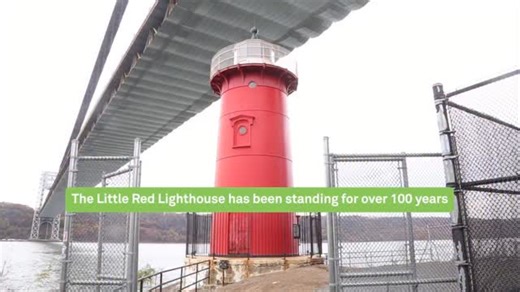 Step back to 1921 with us! ❤️🗼 The Little Red Lighthouse was built in 1880, moved to Fort Washington Park in 1921, and has been cared for by our team since 1951. Once a working navigational beacon along the Hudson, it now offers a bright glimpse into our city’s past, and some of the best views under the George Washington Bridge. | New York City Department of Parks & Recreation