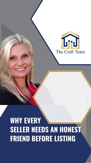 Why Every Seller Needs an Honest Friend Before Listing Lori Craft advises homeowners to invite a brutally honest friend to walk through their home before calling a realtor. Seeing the property through a buyer’s eyes helps spot flaws that owners often overlook, from outdated finishes to worn flooring. Lori emphasizes that simple steps like fresh paint, professional cleaning, and spotless baseboards can make a powerful first impression and boost a home’s appeal. Click the bio link to listen to the