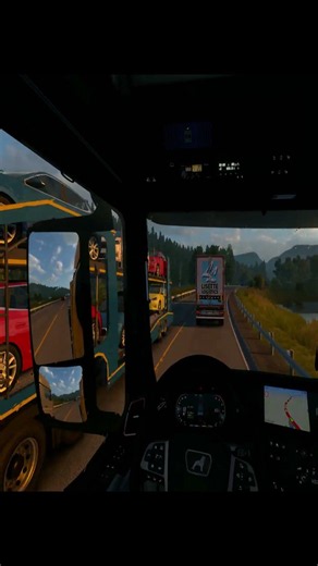 Truck Driver Overtaking Challenge! 🔥 | ETS2 Realistic Highway Driving #shortsvideos #ets2 #shorts