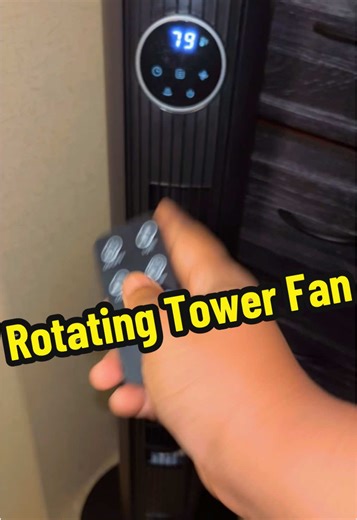 Efficient Cooling with Rotating Tower Fans