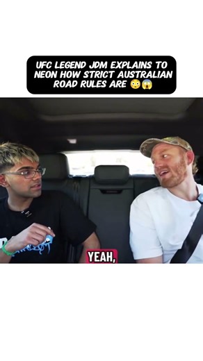 UFC LEGEND JDM EXPLAINS TO NEON HOW STRICT AUSTRALIAN ROAD RULES ARE😳😱#n3onlive #n3on #n3onclips
