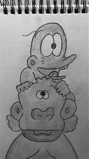 Drawing GON the Stone Age Boy! | Classic Anime Nostalgia Sketch#short