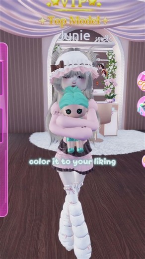 How to Make a Miku Plushie in Dress to Impress! - #robloxshorts #roblox #dresstoimpress
