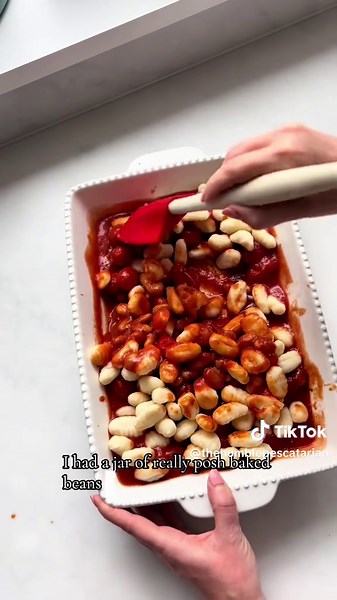 Cheesy Tomato Baked Bean Gnocchi: One Pan Recipe