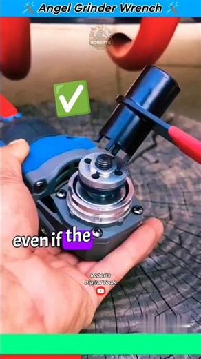 Grinder Wrench🛠️#tools #wrench #grinder#digital#shortsfeed #viral#diy #anglegrinder #toolnut #shorts