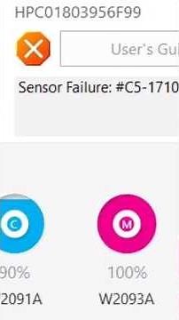 Hp lasercolor150 sensor failur #c5-1710 #c51710 #sensorfailure #drummerruangtamu #hplasercolor150