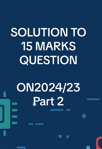 Solution to 15 marks question. ON2024/23 Part 2 #igcse_student #computerscience #igcse #cambridge #maldives