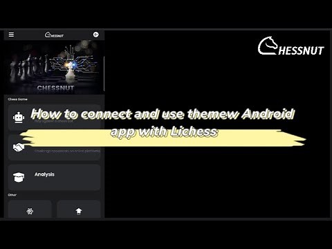 How to connect and use the new Android app with Lichess#chessnut #chess #chessgame