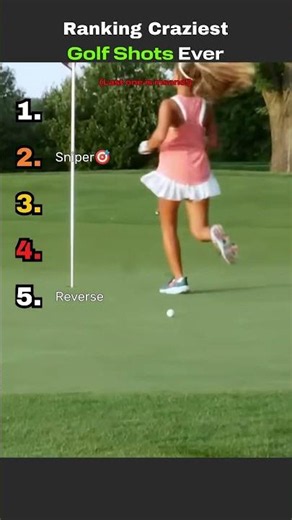 Ranking the craziest golf shots ever 🤯⛳ #golf #epic #shorts