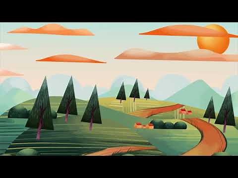 HD Mountains Animation Background | Free Background Animations l Loop Background