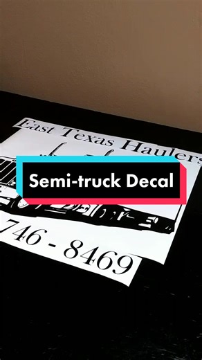Creating a Semi-Truck Logo Decal | Decal Making Process