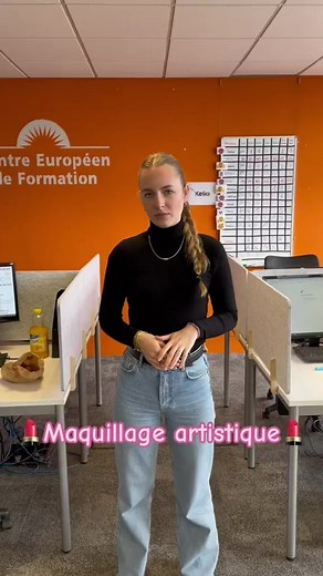 [Avant / Après] 💄 Découvrez l’incroyable pouvoir de la créativité avec ce magnifique maquillage artistique. Le maquillage artistique a une visée spectaculaire, souvent destiné au cinéma ou au théâtre. Que pensez-vous de celui-ci ? 🤩 | Centre Européen de Formation