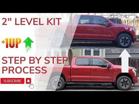 2022 Ford Lightning - Leveling Kit (from Rough Country) Detailed Install and step by step procedure