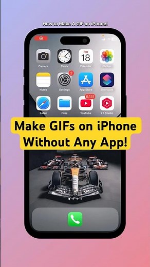 Make GIFs on iPhone Without Any App! (Secret Shortcut Trick) #shorts #iphone