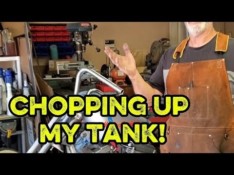 I Chopped My Harley Sportster Gas Tank… and Had to Fix My Mistake | 883 Chopper Build