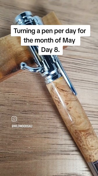 Day 8: Turning York Gum Burl into a Stylish Pen