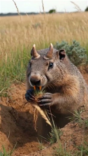 Dog-Sized Horned Gophers That Dug Massive Tunnels! #shorts