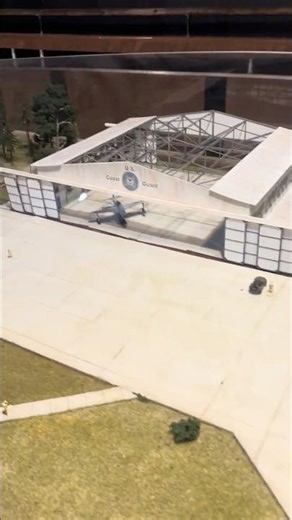 Coast Guard station diorama